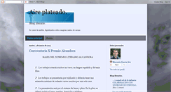 Desktop Screenshot of aireplateado.blogspot.com