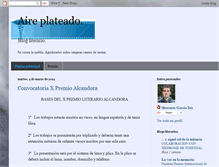 Tablet Screenshot of aireplateado.blogspot.com