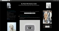 Desktop Screenshot of my-week-with-marilyn-movie-trailer.blogspot.com