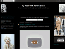 Tablet Screenshot of my-week-with-marilyn-movie-trailer.blogspot.com