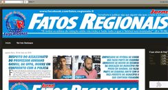 Desktop Screenshot of fatosregionais.blogspot.com