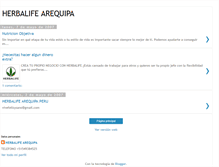 Tablet Screenshot of herbalifearequipa.blogspot.com