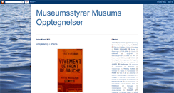 Desktop Screenshot of museumsstyrermusum.blogspot.com