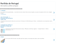 Tablet Screenshot of pavilhaolusitano.blogspot.com