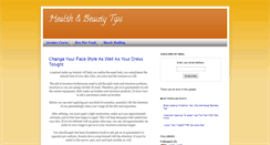 Desktop Screenshot of beautyhealthinf.blogspot.com