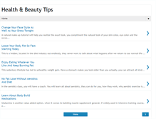 Tablet Screenshot of beautyhealthinf.blogspot.com