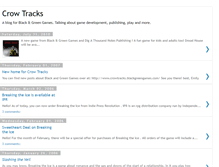 Tablet Screenshot of crowtracks.blogspot.com