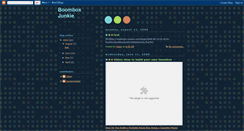 Desktop Screenshot of boomboxjunkie.blogspot.com