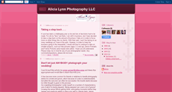 Desktop Screenshot of alicialynnphotography.blogspot.com