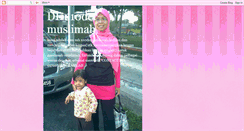 Desktop Screenshot of myx10dermuslimah.blogspot.com