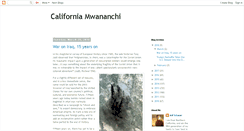 Desktop Screenshot of californiamwananchi.blogspot.com