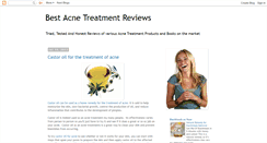 Desktop Screenshot of best-acne-treatments-reviews.blogspot.com