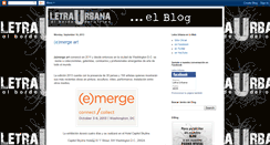 Desktop Screenshot of letraurbanablog.blogspot.com