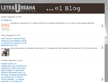 Tablet Screenshot of letraurbanablog.blogspot.com