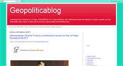 Desktop Screenshot of geopoliticablog.blogspot.com