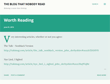 Tablet Screenshot of blogthatnobodyread.blogspot.com