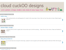 Tablet Screenshot of cloudcuckoodesigns.blogspot.com