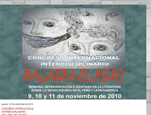 Tablet Screenshot of congresointernacionalpalabradenegro.blogspot.com