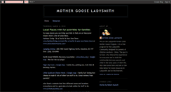 Desktop Screenshot of mothergooseladysmith1.blogspot.com