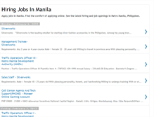 Tablet Screenshot of hiringjobsinmanila.blogspot.com