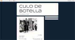 Desktop Screenshot of culodebotella.blogspot.com