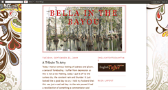 Desktop Screenshot of bellabayou.blogspot.com