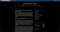 Desktop Screenshot of blackhawk-gear.blogspot.com