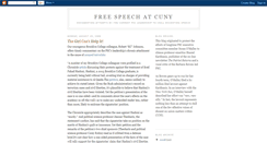 Desktop Screenshot of freespeechcuny.blogspot.com