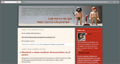 Desktop Screenshot of lasmentirasqueadancontoalaprensa.blogspot.com