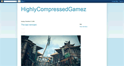 Desktop Screenshot of highlycompressedgamez.blogspot.com