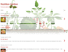 Tablet Screenshot of nutritionignition.blogspot.com