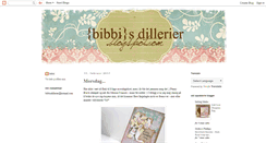 Desktop Screenshot of bibbisdillerier.blogspot.com