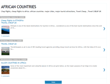 Tablet Screenshot of cheapflights2africa.blogspot.com