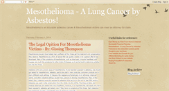 Desktop Screenshot of e-mesothelioma.blogspot.com