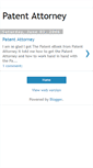 Mobile Screenshot of patent-attorney.blogspot.com