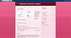 Desktop Screenshot of elizabethdanielwedding.blogspot.com