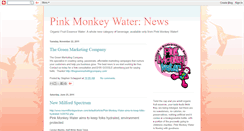 Desktop Screenshot of pinkmonkeywater.blogspot.com