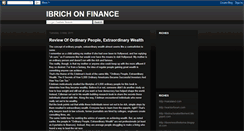 Desktop Screenshot of ibonfinancials.blogspot.com