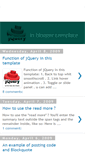 Mobile Screenshot of jquerybloggertemplate.blogspot.com