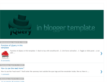 Tablet Screenshot of jquerybloggertemplate.blogspot.com