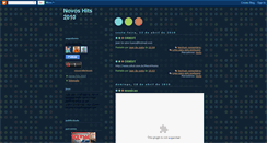 Desktop Screenshot of novoshits2010.blogspot.com