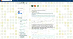 Desktop Screenshot of berryjennifer.blogspot.com