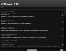 Tablet Screenshot of livrosgeoifsp.blogspot.com