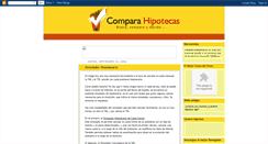 Desktop Screenshot of comparahipotecas.blogspot.com