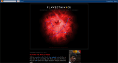 Desktop Screenshot of flawedthinkerthinks.blogspot.com