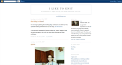 Desktop Screenshot of knittingvegan.blogspot.com