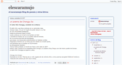 Desktop Screenshot of elescaramujo.blogspot.com