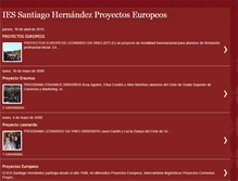 Tablet Screenshot of iessantiagohernandezproyectoseuropeos.blogspot.com