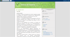 Desktop Screenshot of defensadelambiente.blogspot.com