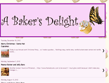 Tablet Screenshot of abakersdelight.blogspot.com